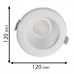 Φωτιστικό LED Στρογγυλό Χωνευτό 13W 230V 1080lm 60° 4000K Λευκό Φως Ημέρας Osram LED